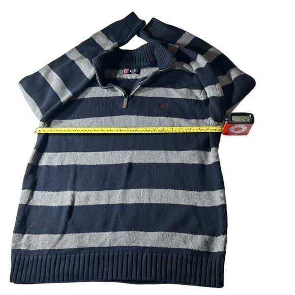 Chaps Gray and Blue Sweater Size L, SKU: 96-4365 - Picture 4 of 6